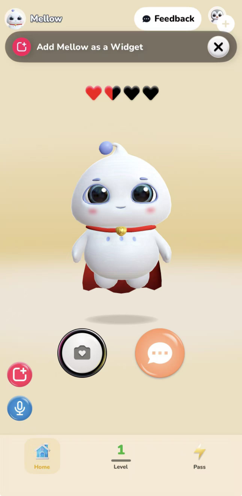 Friends App AI 伴侣界面参考